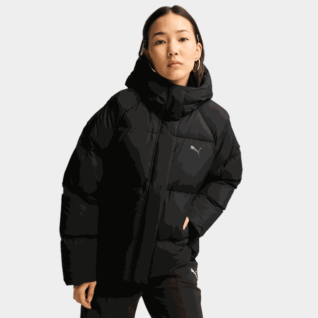 Down Puffer Jacket, dunjacka, dam - Vinterjackor