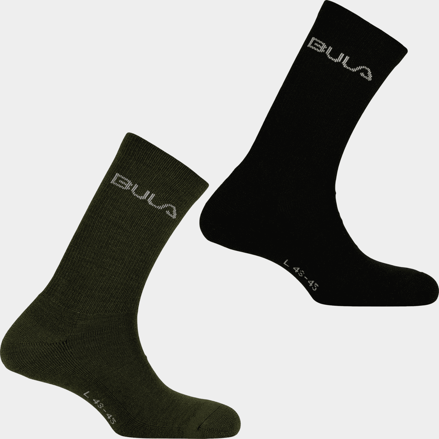 2PK Wool Socks, strumpor - Ullstrumpor