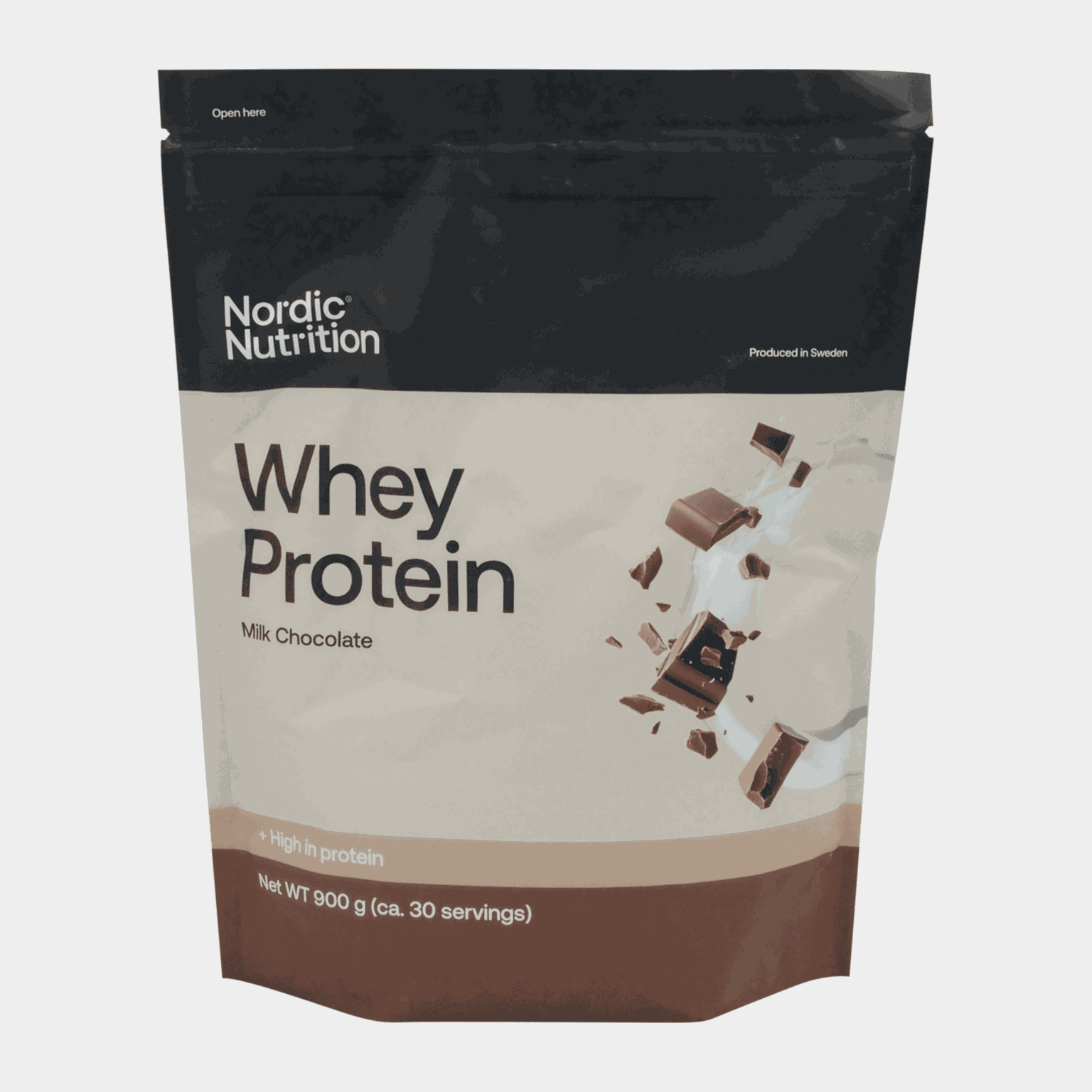 Whey Protein - Chocolate 900 g, proteinpulver - full image 1