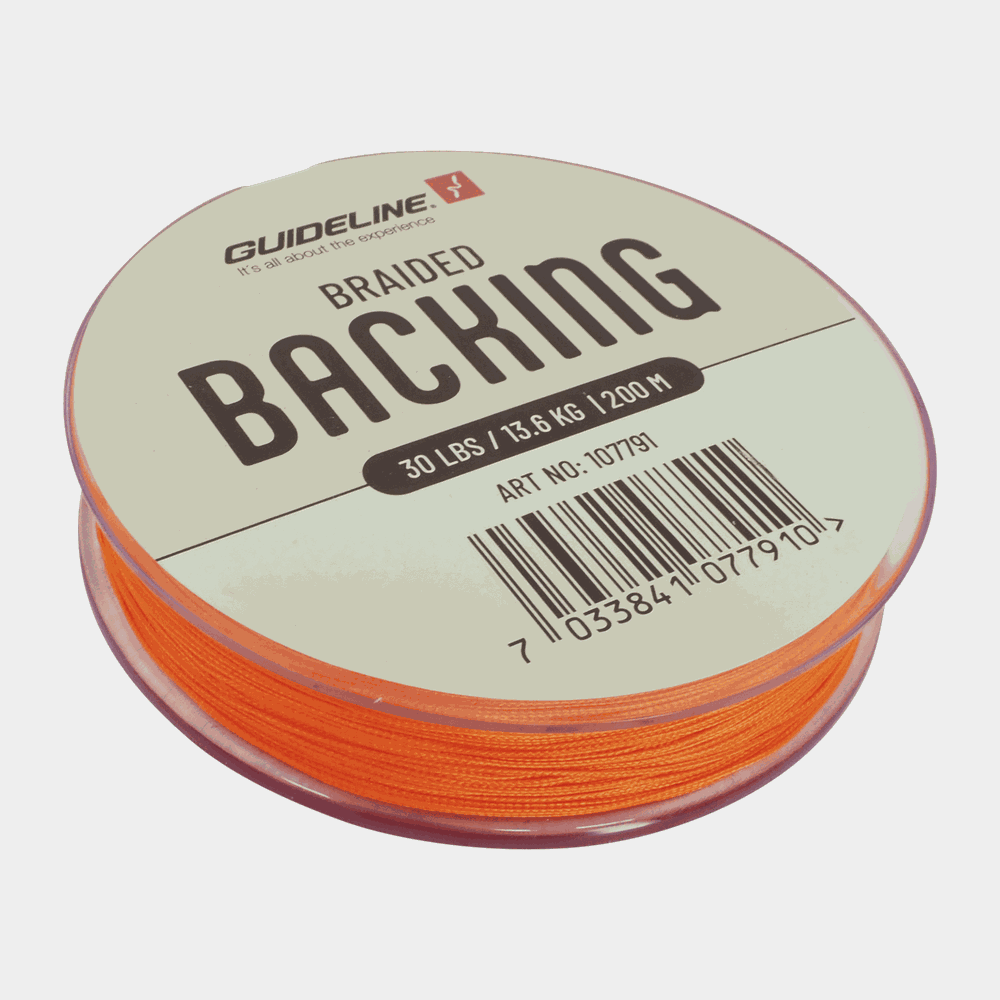 Braided Backing 30 lbs 200m Orange, backing - full image 1