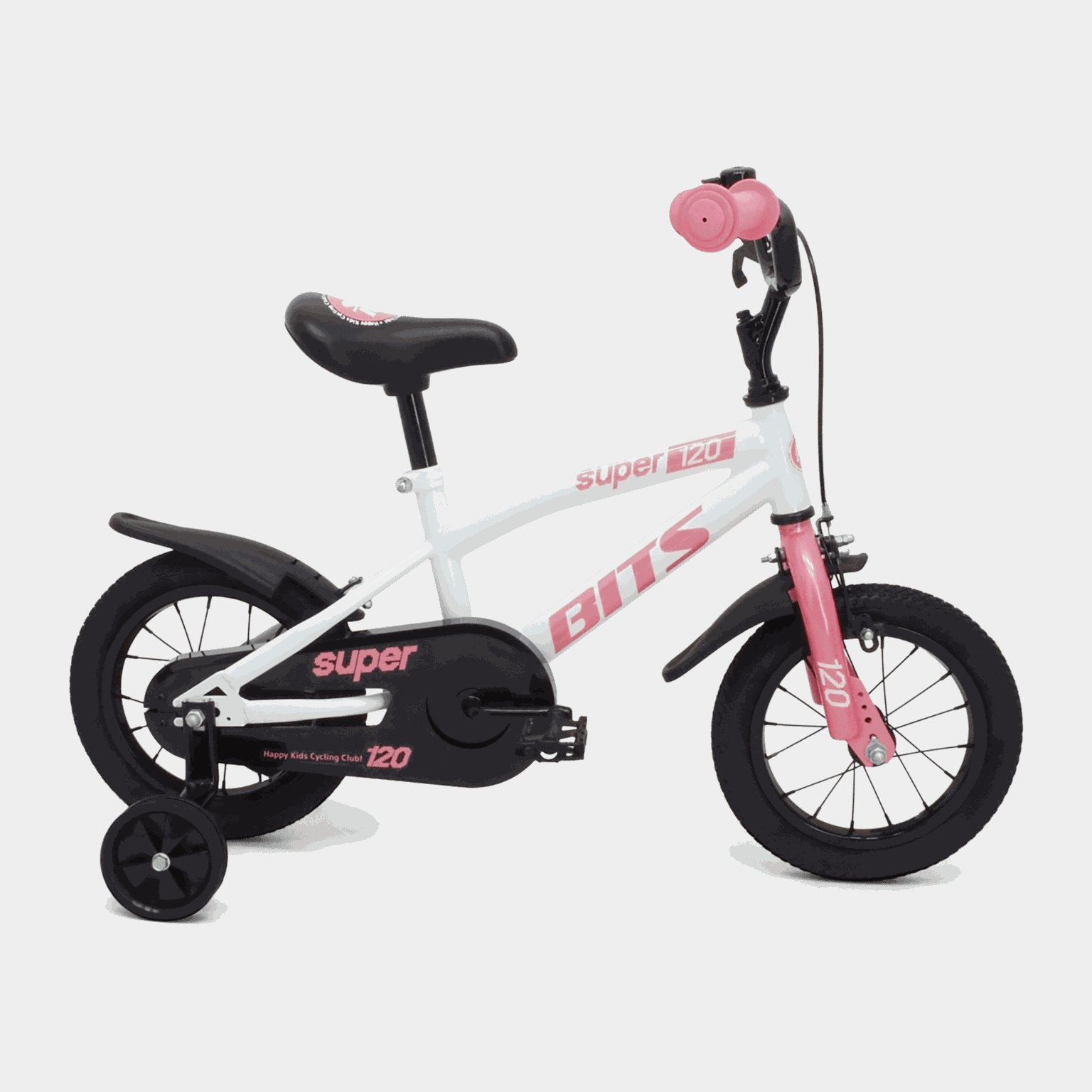 Super 12 EU WHITE/PINK 26, barncykel - full image 1