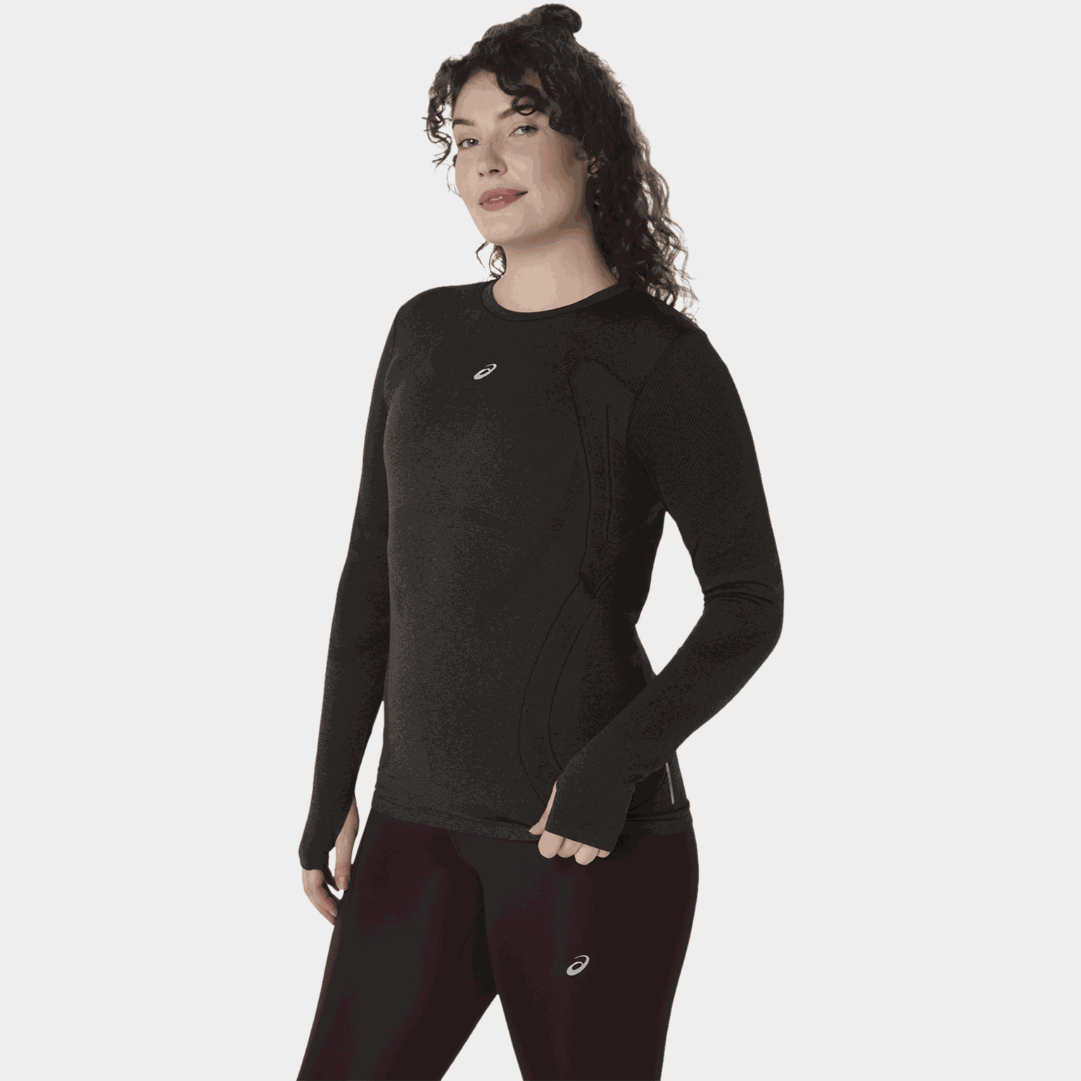 Road Seamless Long Sleeve Top, träningströja, dam - full image 2