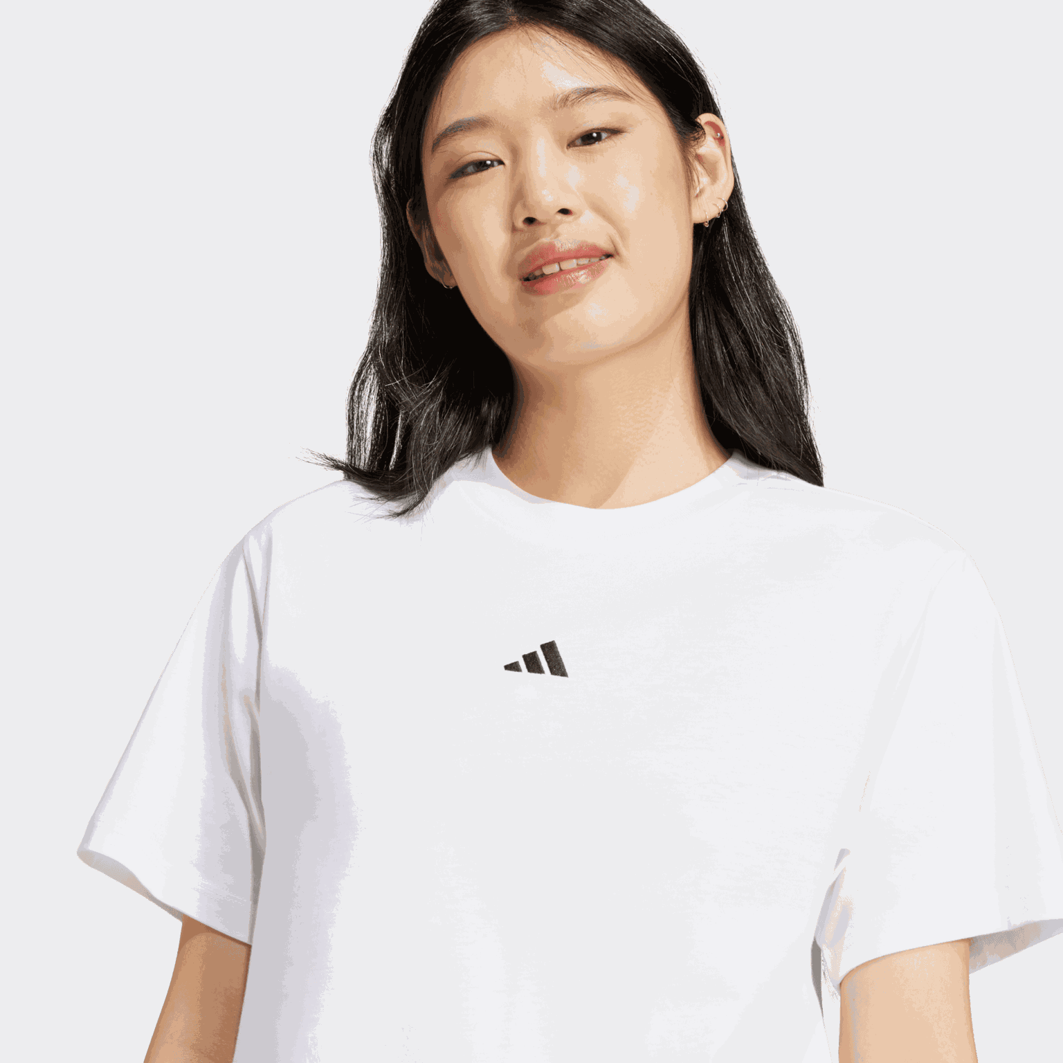 Essentials Small Logo Cotton T-Shirt, t-shirt, dam - full image 4
