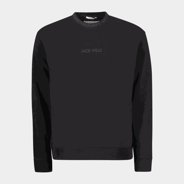 Jacquard Crew, crewneck, tröja, herr - Hoodtröjor