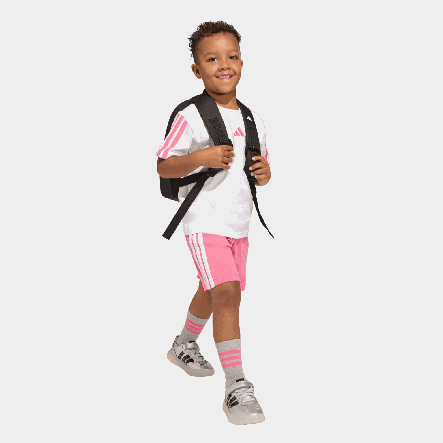 LK 3S T-SET 160, t-shirt och shorts, barn - full image 3