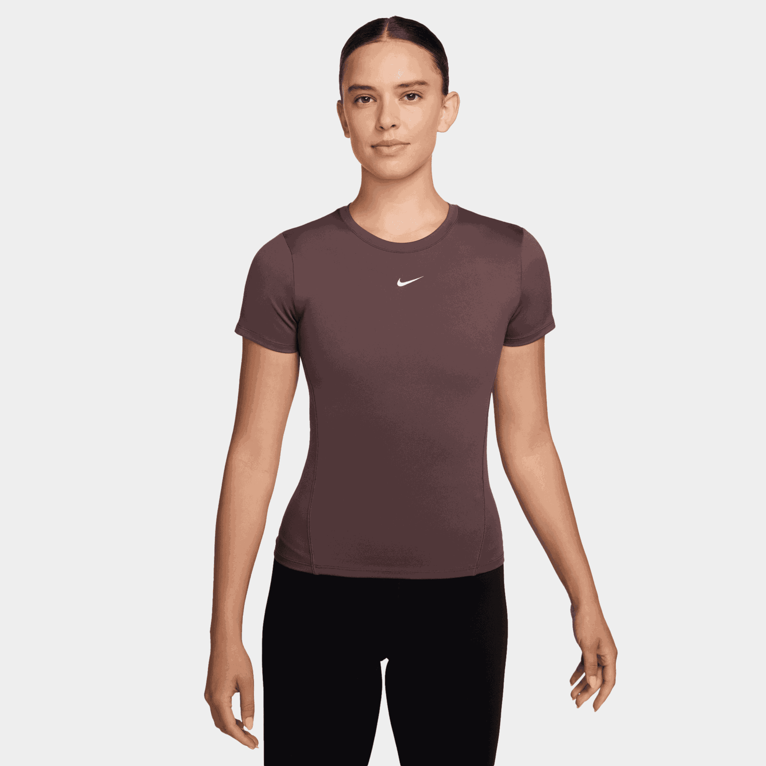 One Fitted Dri-FIT Short Sleeve Top, t-shirt, dam - full image 2