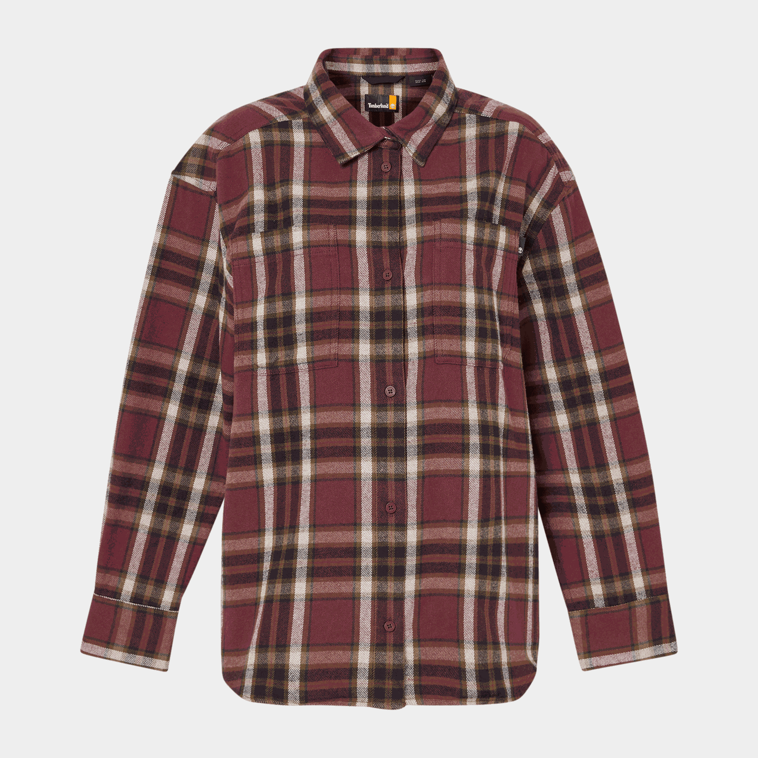 Flannel Overshirt, jacka, dam - Fritids-T-Shirt