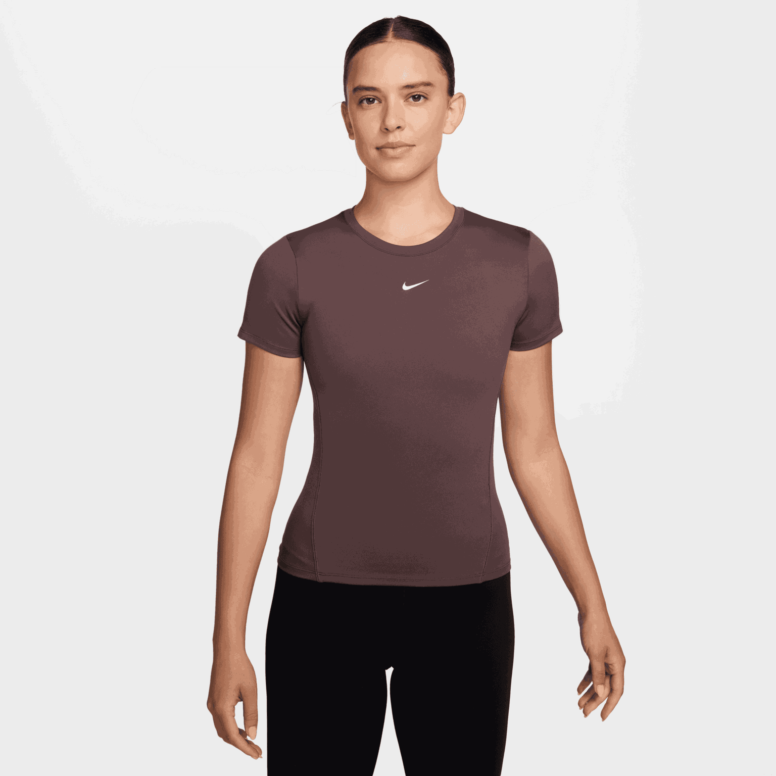 One Fitted Dri-FIT Short Sleeve Top, t-shirt, dam - full image 1