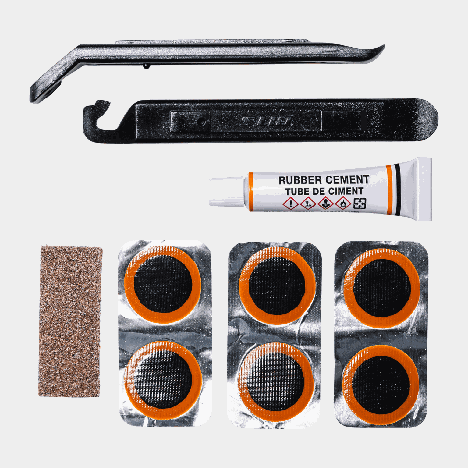 Patch repair kit, lappningsset, reparationsset cykelslang - full image 2