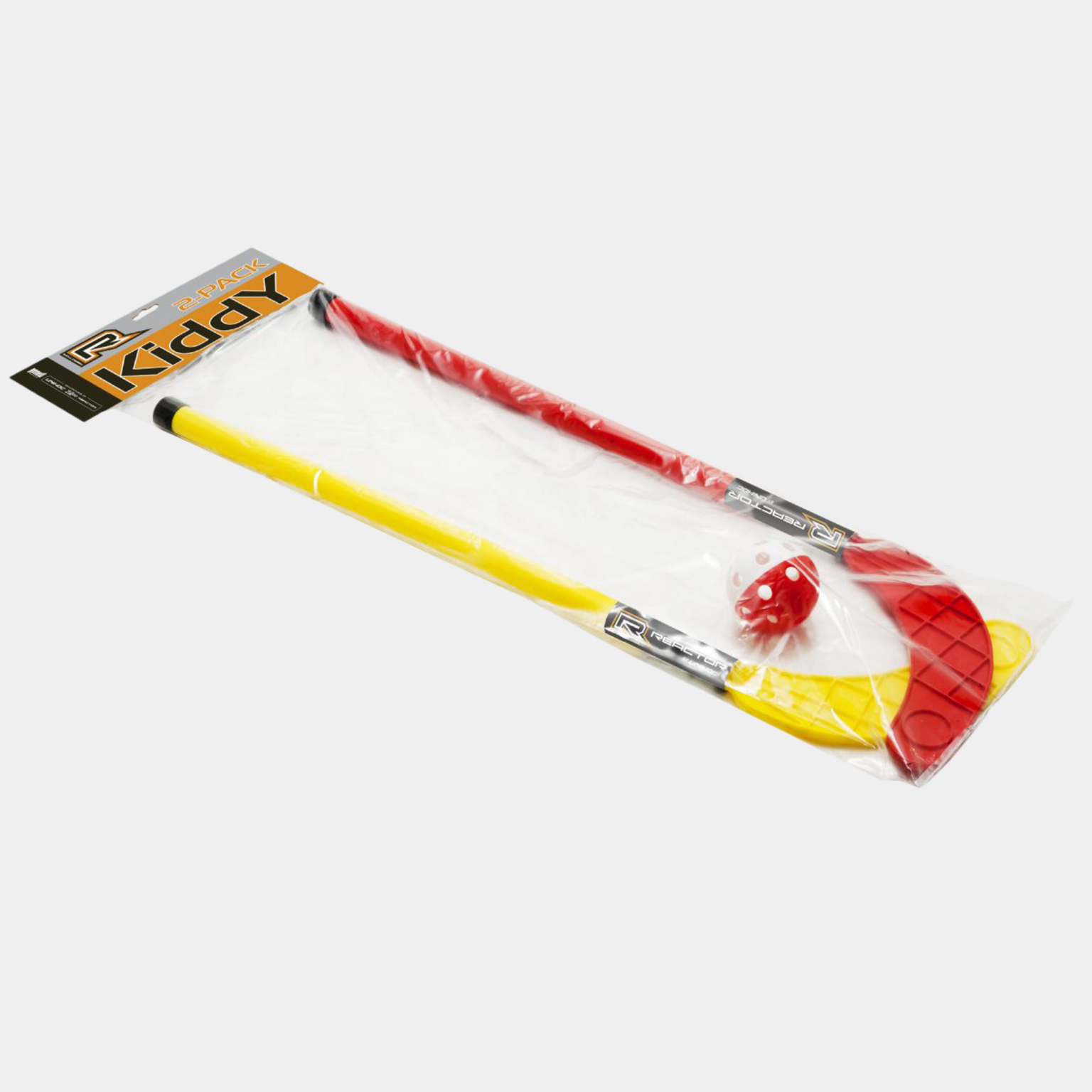 Kiddy 2-pack + 1 White/red Ball, Innebandyset, barn 26/27 - full image 1
