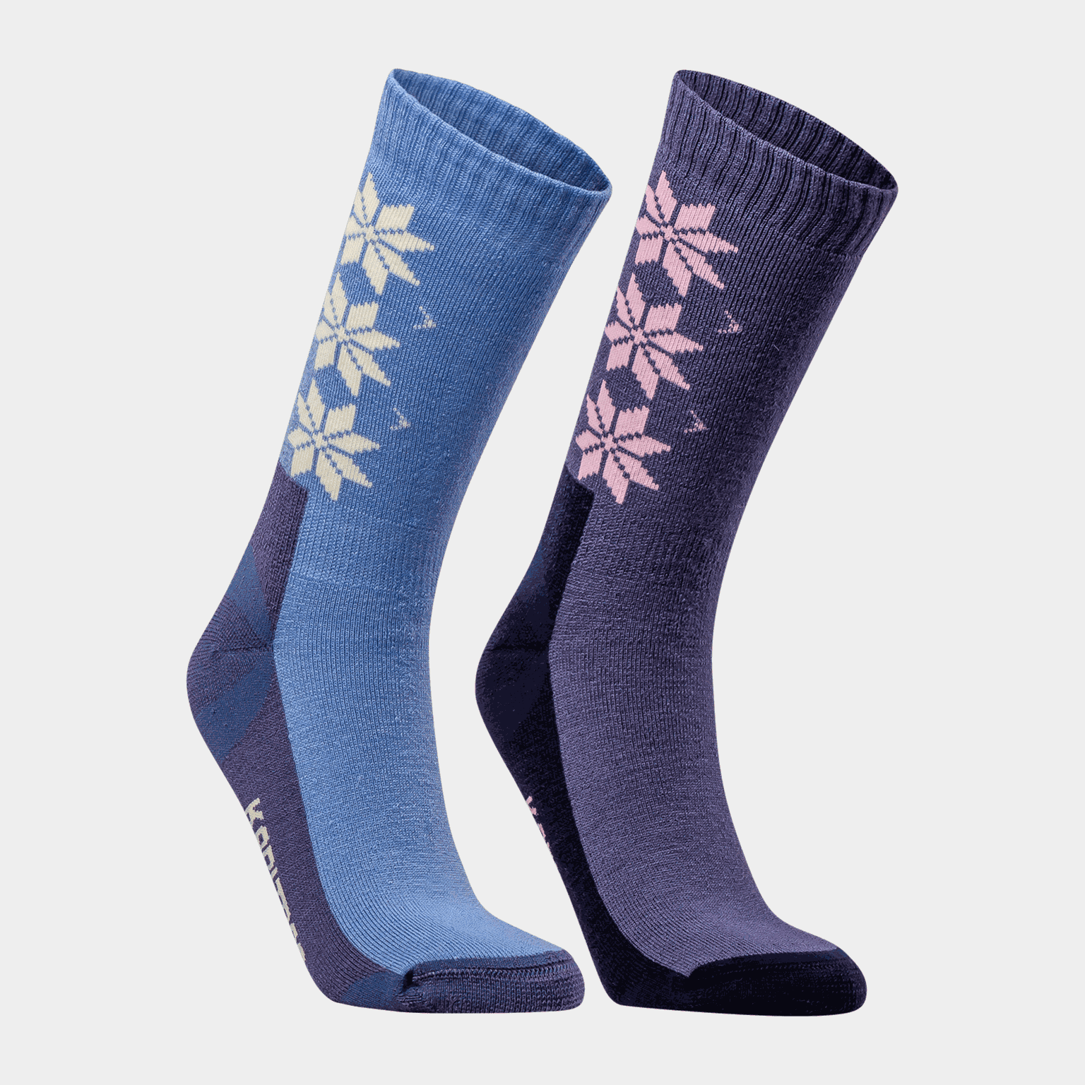 KT Wool Sock 2 PK, sockor dam - Ullstrumpor