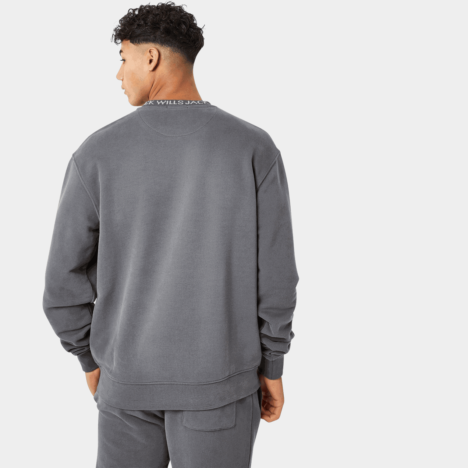 Jacquard Crew, crewneck, tröja, herr - full image 2