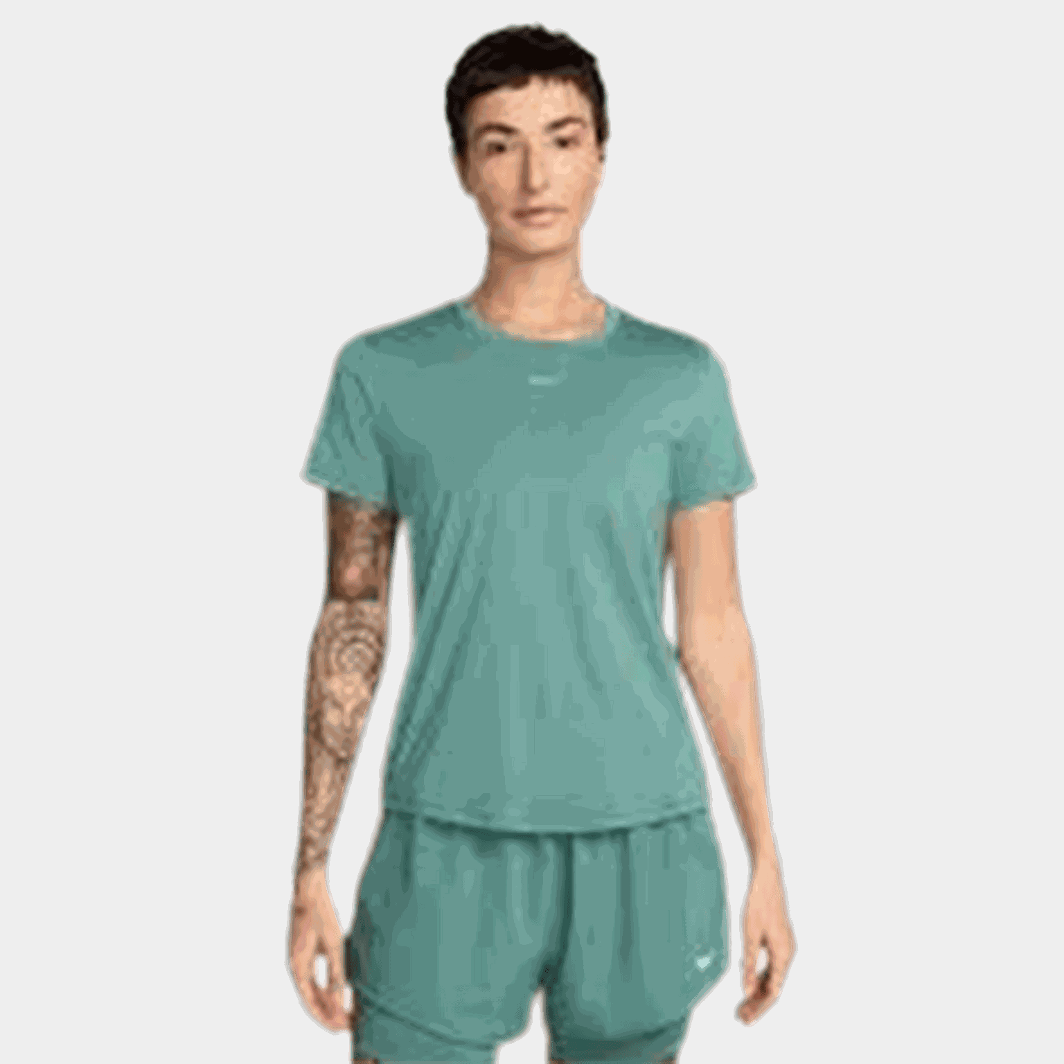 One Fitted Dri-FIT Short Sleeve Top, t-shirt, dam - full image 1
