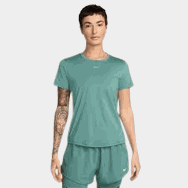 One Fitted Dri-FIT Short Sleeve Top, t-shirt, dam - Tränings-T-Shirt