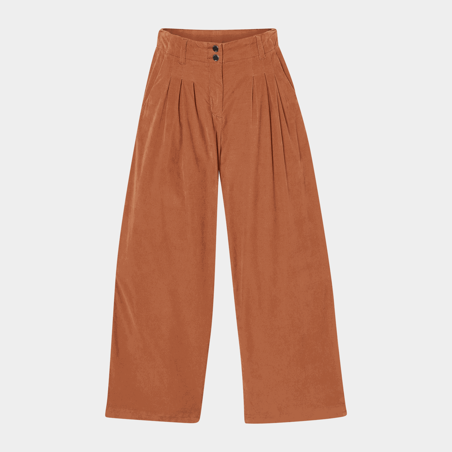 Corduroy Wide Leg Pant, byxor, dam - full image 3