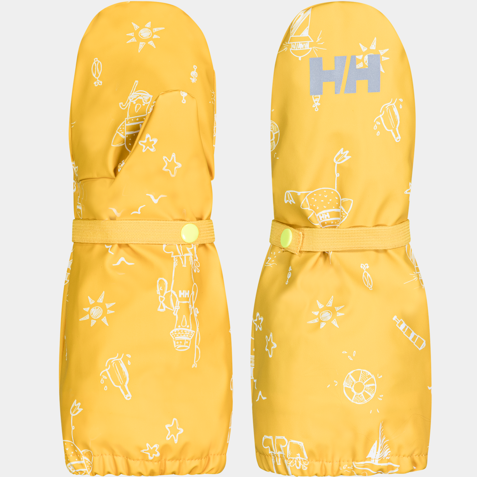 Bergen Fleece PU Mittens - full image 1