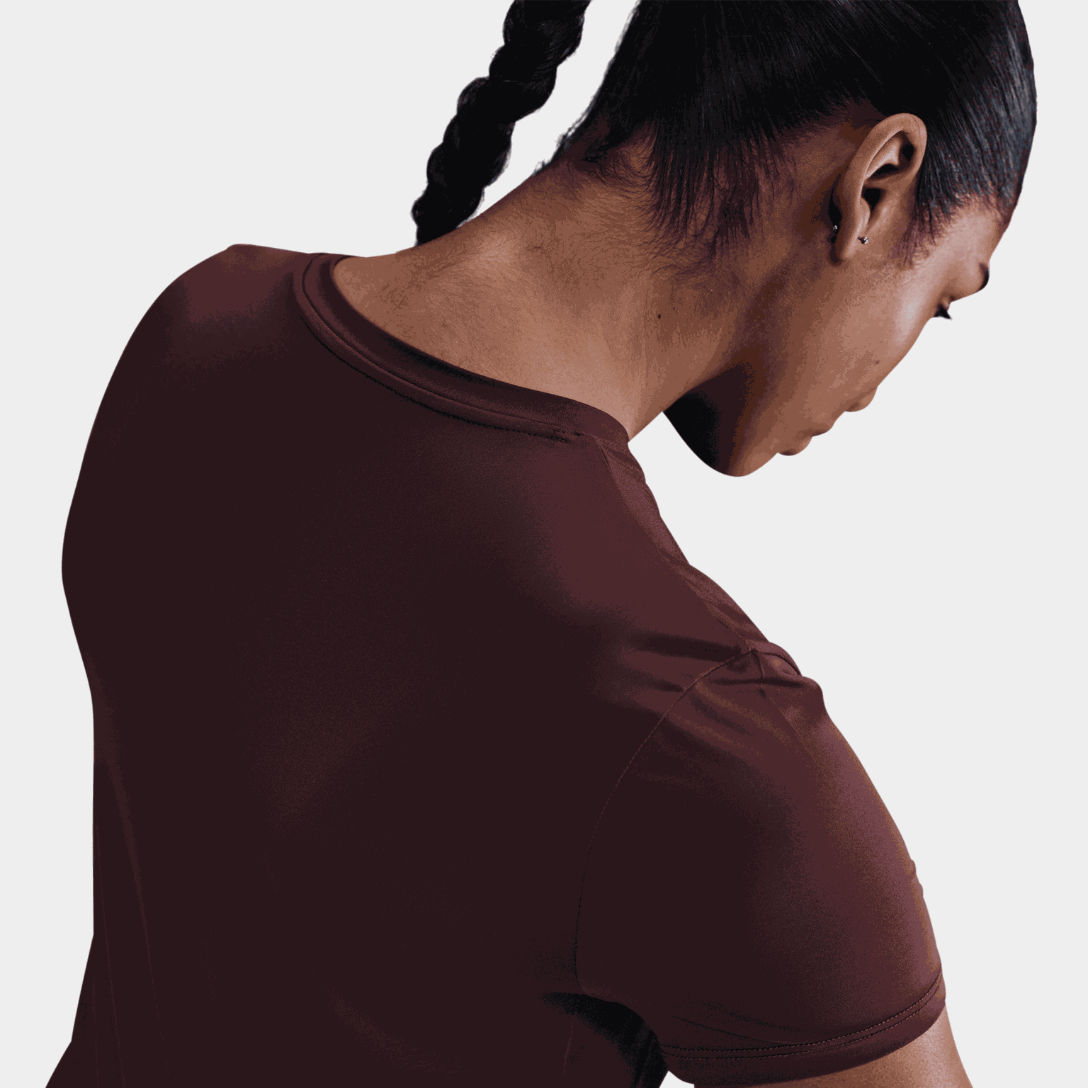 One Fitted Dri-FIT Short Sleeve Top, t-shirt, dam - full image 2