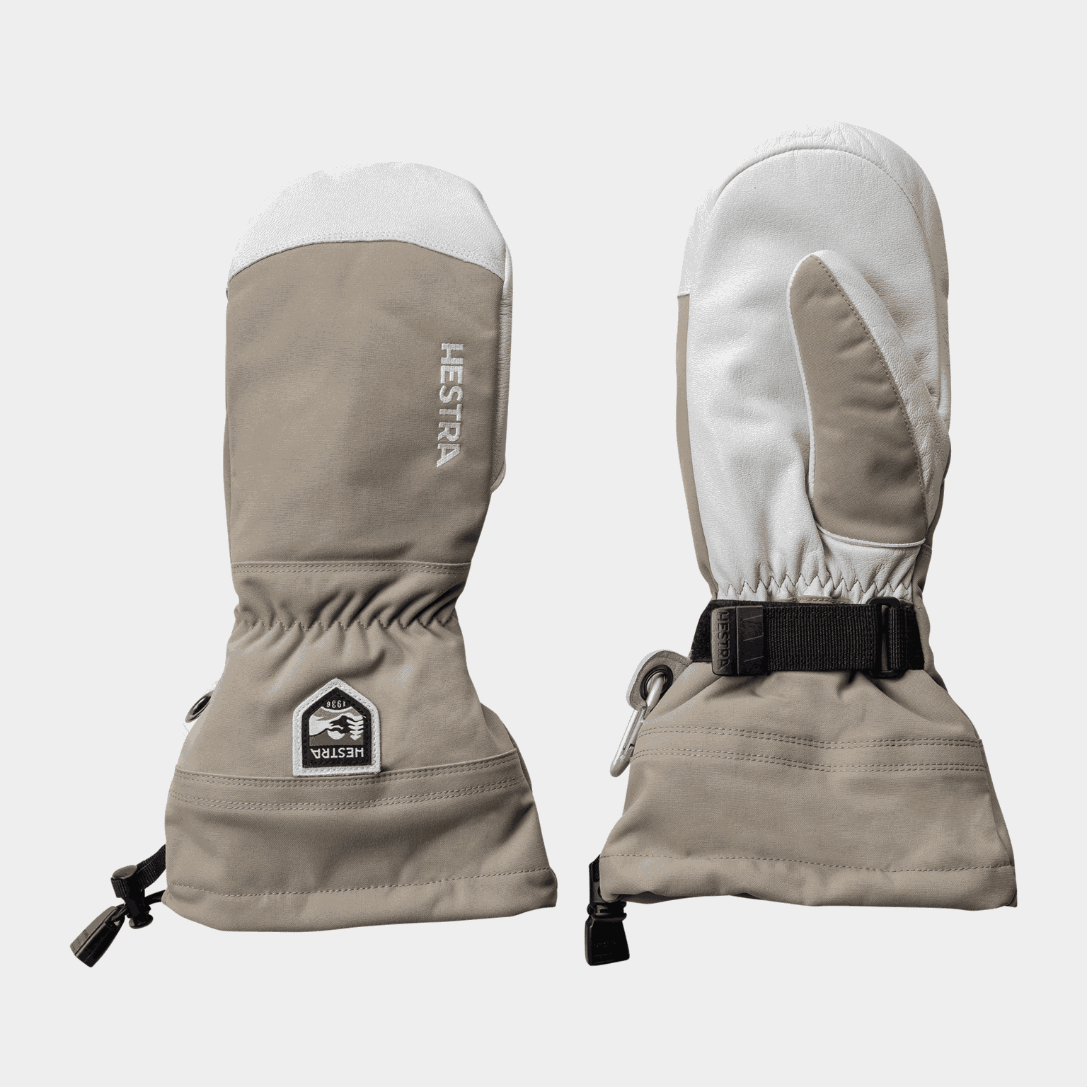 Alpine Mitten Army leather Heli ski 25/26, skidvante - full image 1