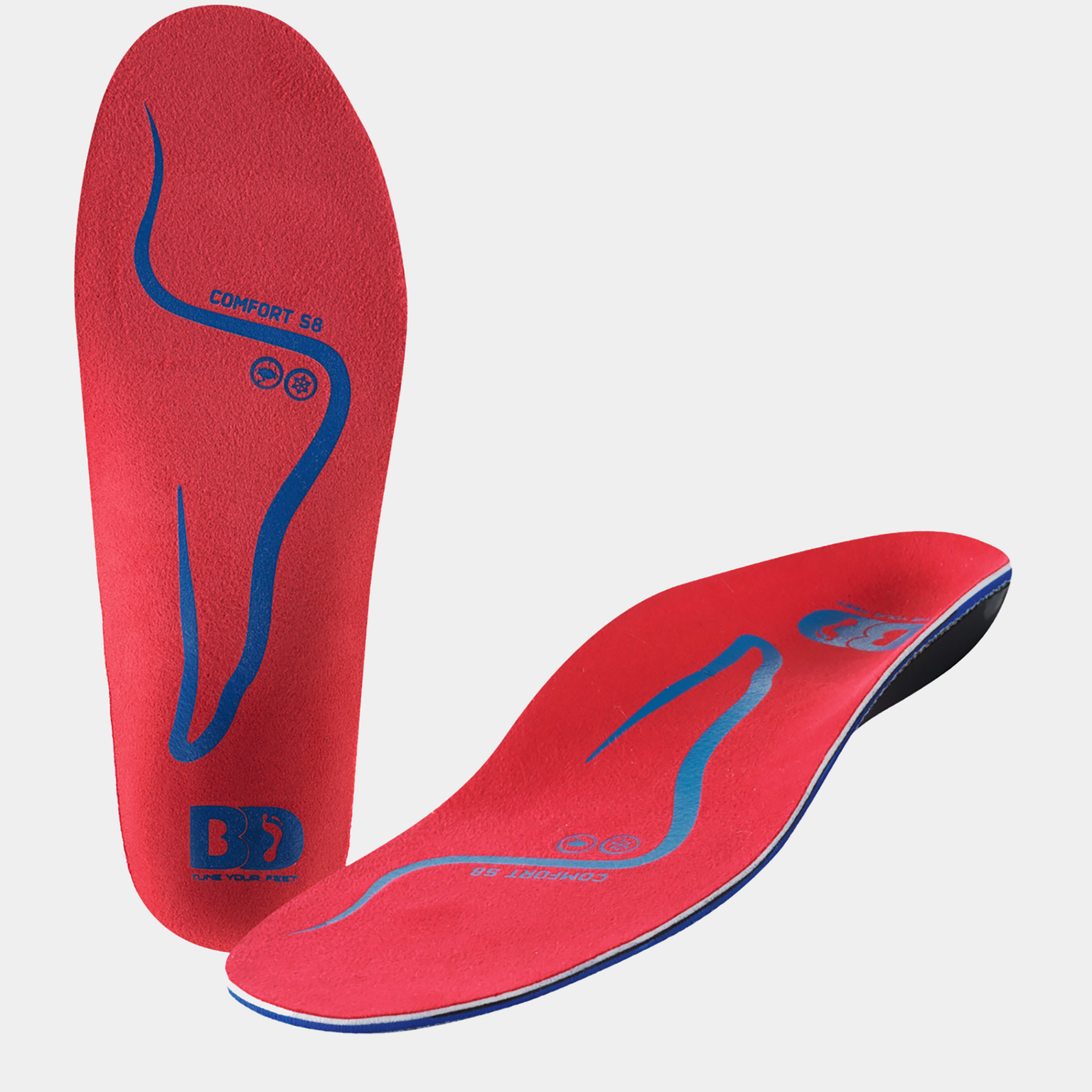 Alpine Insoles Comfort Mid Arch 24/25, alpinsula för medelhögt fotvalv - full image 1