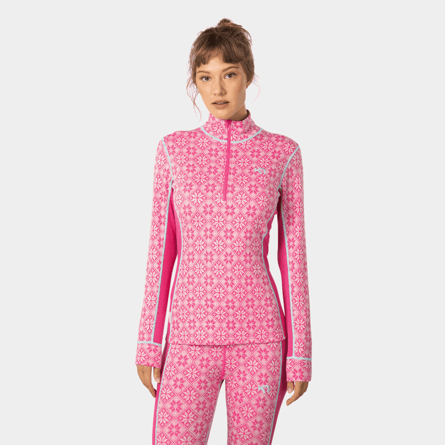 Rose Half Zip, ulltröja, dam - full image 1
