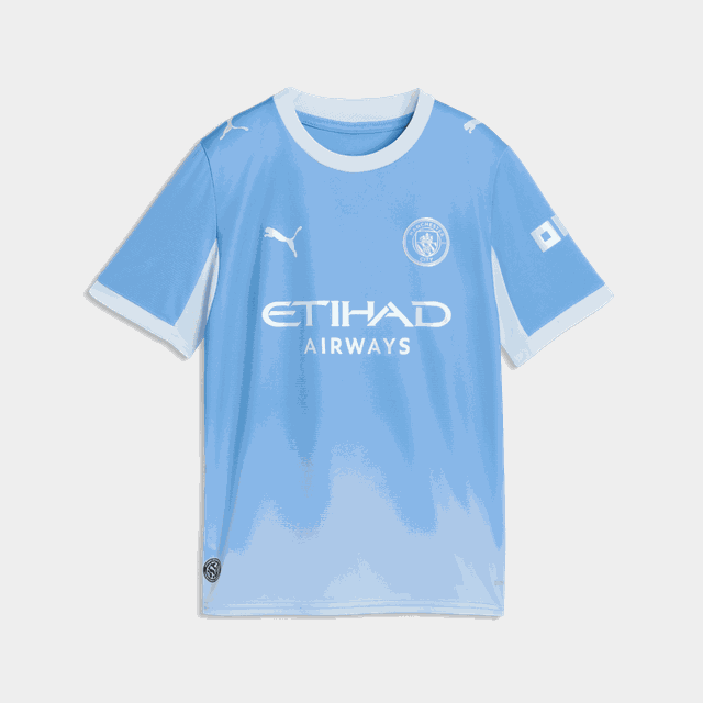 MCFC Home Jersey Replica, fotbollsställ, junior - Premier League