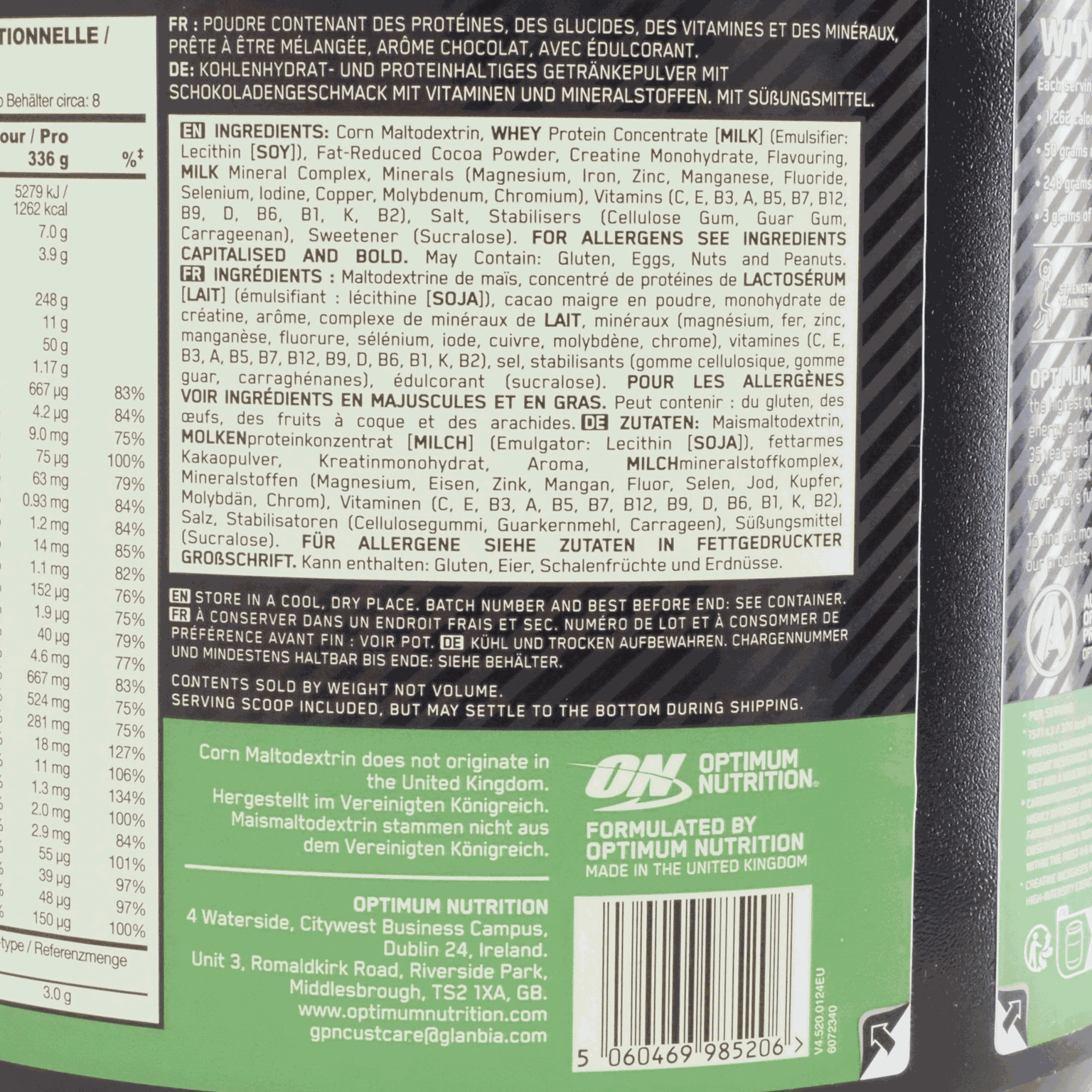 Serious Mass 2727 g, proteinpulver - full image 3