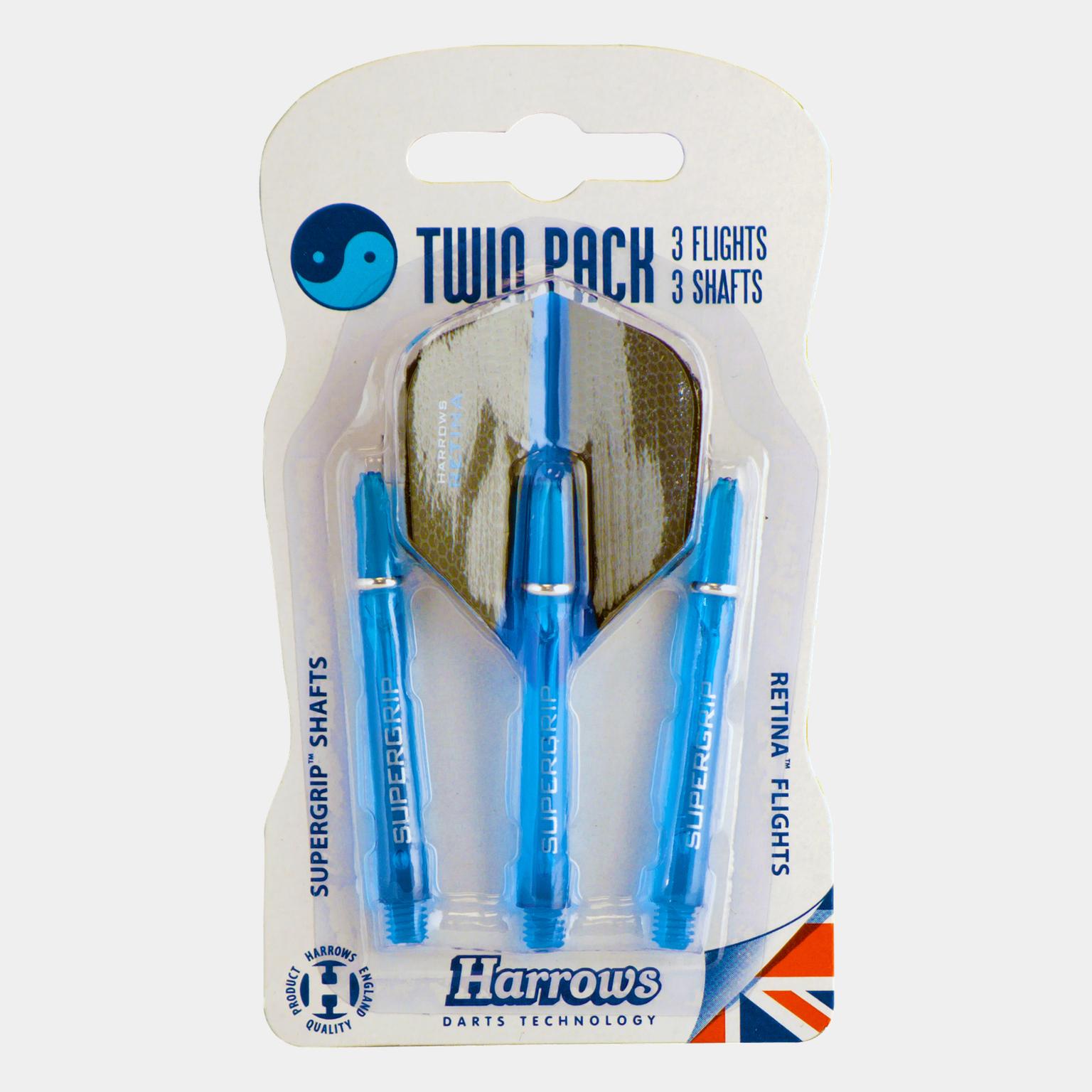 Flights & Shafts Twin Pack, tillbehör till dartpilar - full image 1