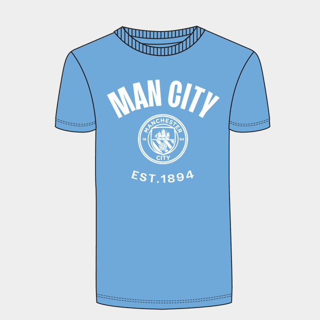 Man City Cotton Tee Nº 3, t-shirt - Premier League