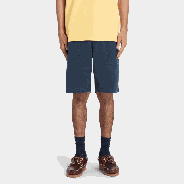 Washed Canvas Stretch F, shorts, herr - Fritidsshorts