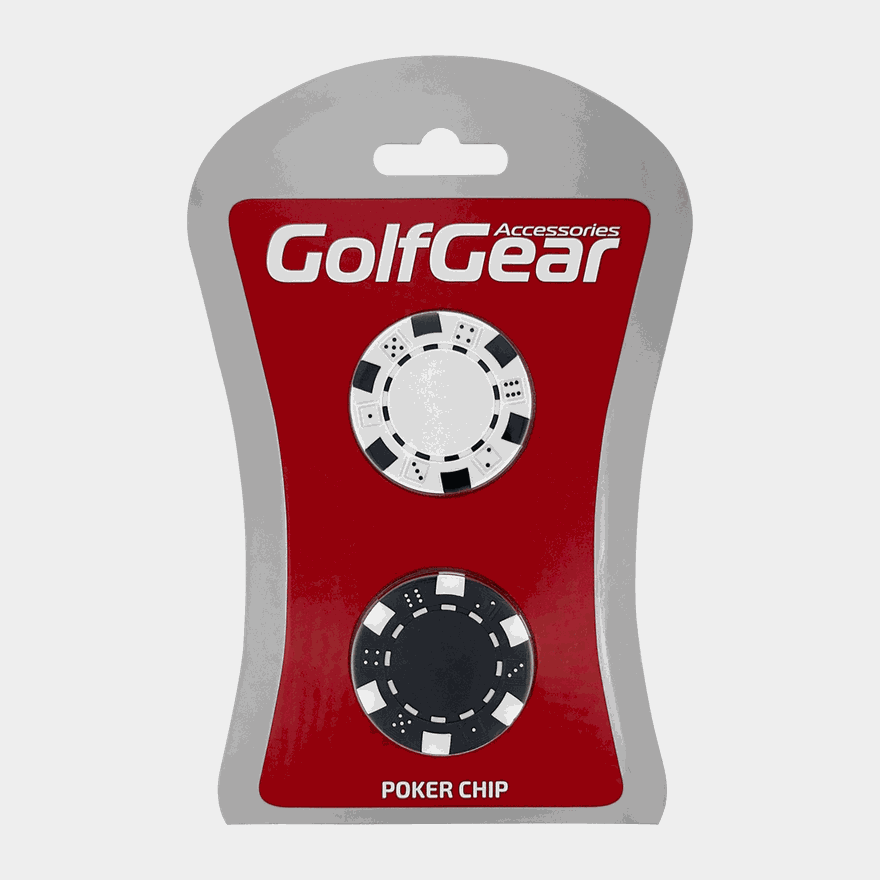 Poker Chip Marker 2-pack, bollmarkör till golfboll - full image 2