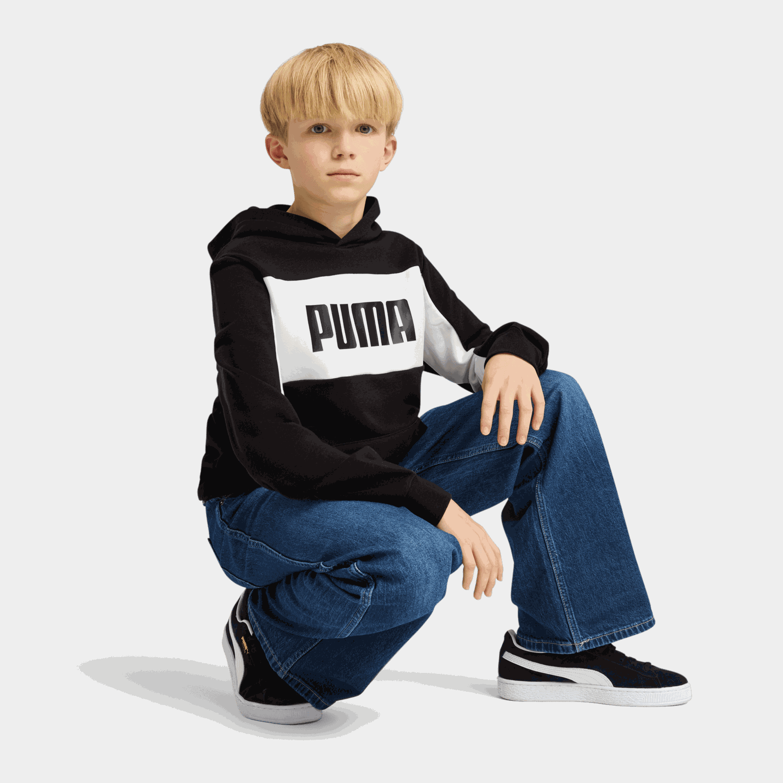 ESS BLOCK Hoodie TR B, huvtröja, junior - full image 2