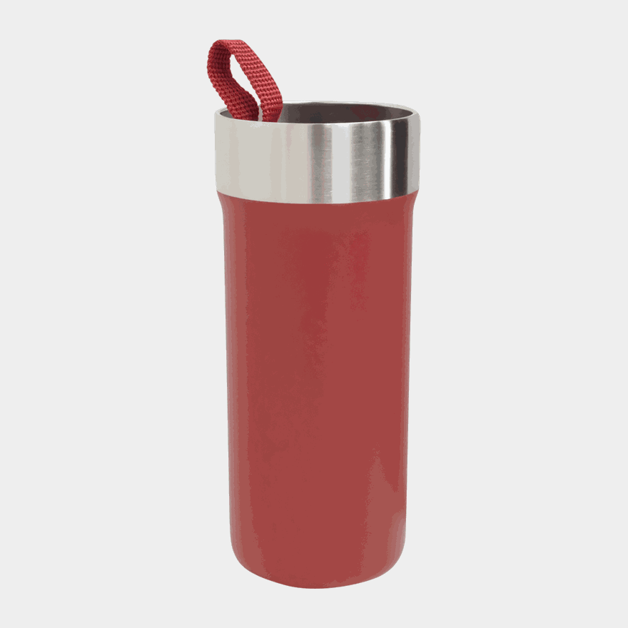 Slurken Vacuum Mug 0.4 Ox Red, termosmugg - full image 2