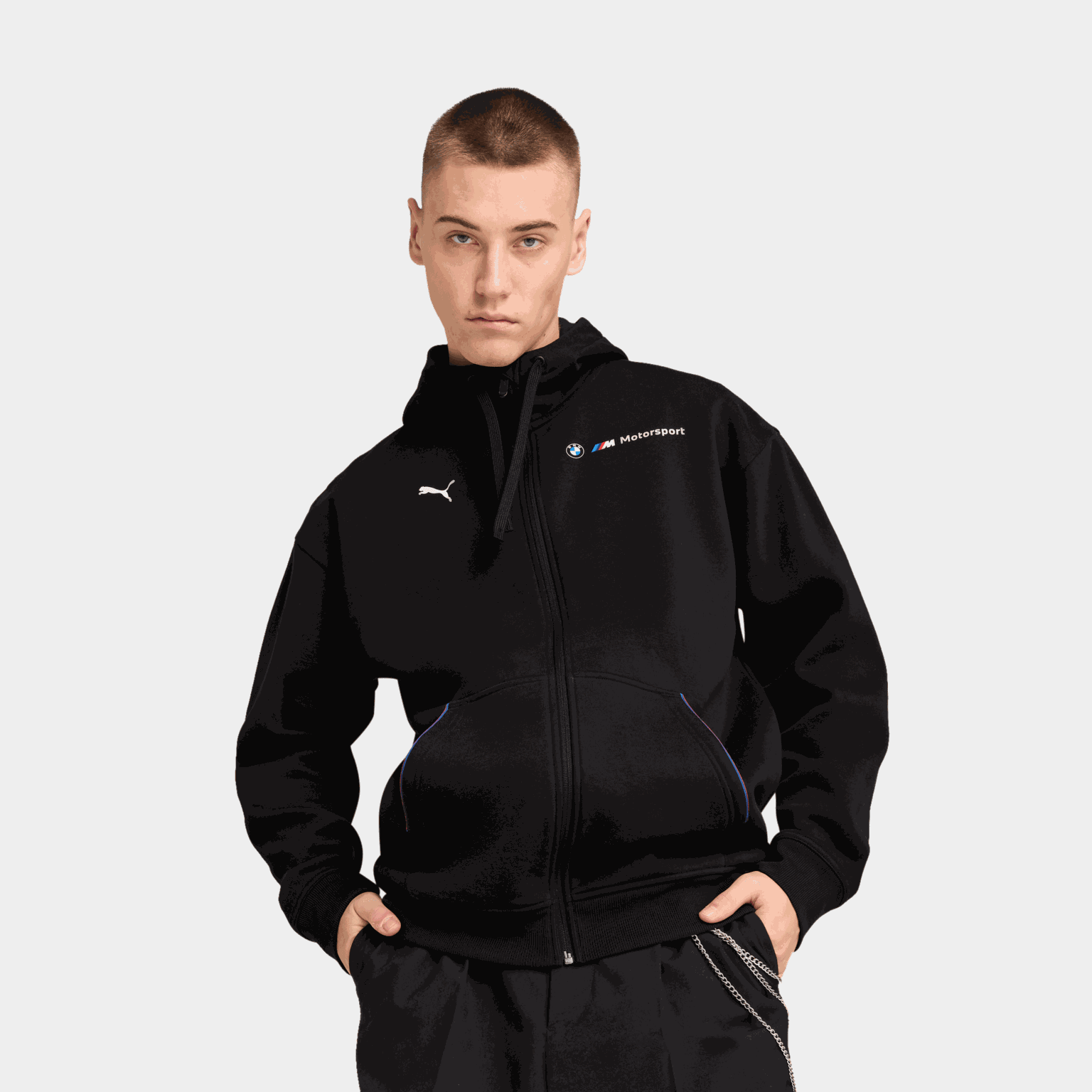BMW MMS ESS+ FZ HOODED JACKET FL, huvjacka, herr - full image 1