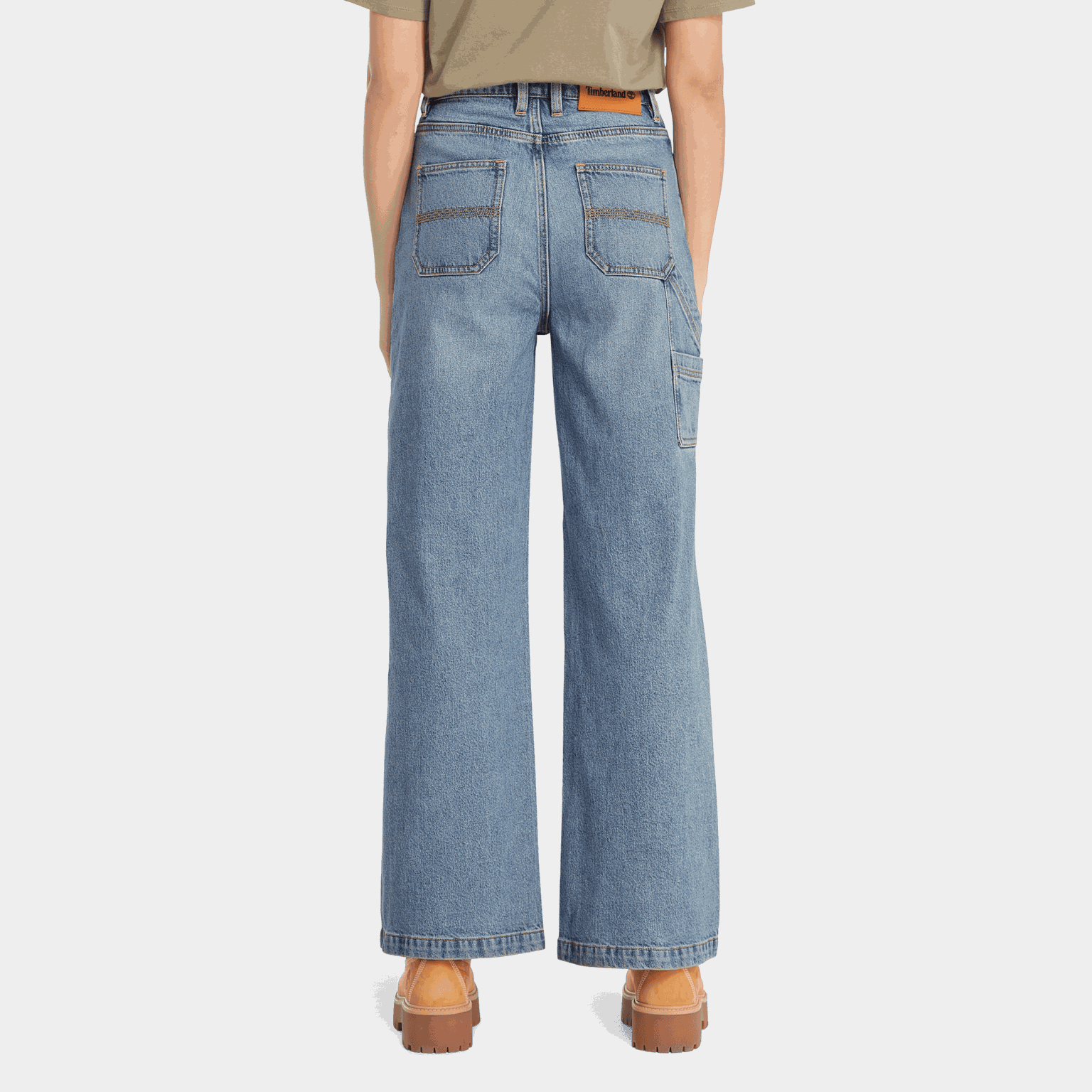 Denim Carpenter Pants, byxor, dam - full image 2