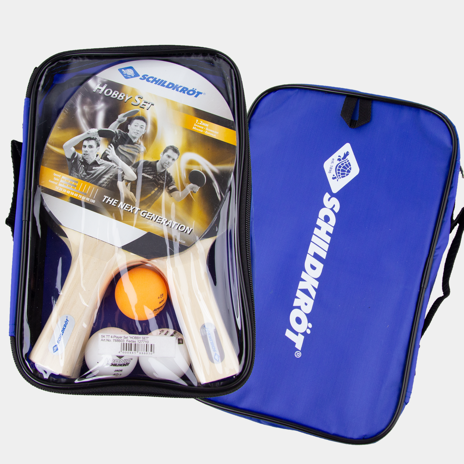 Hobby Set 4- Player 2-star, bordtennisset - full image 1