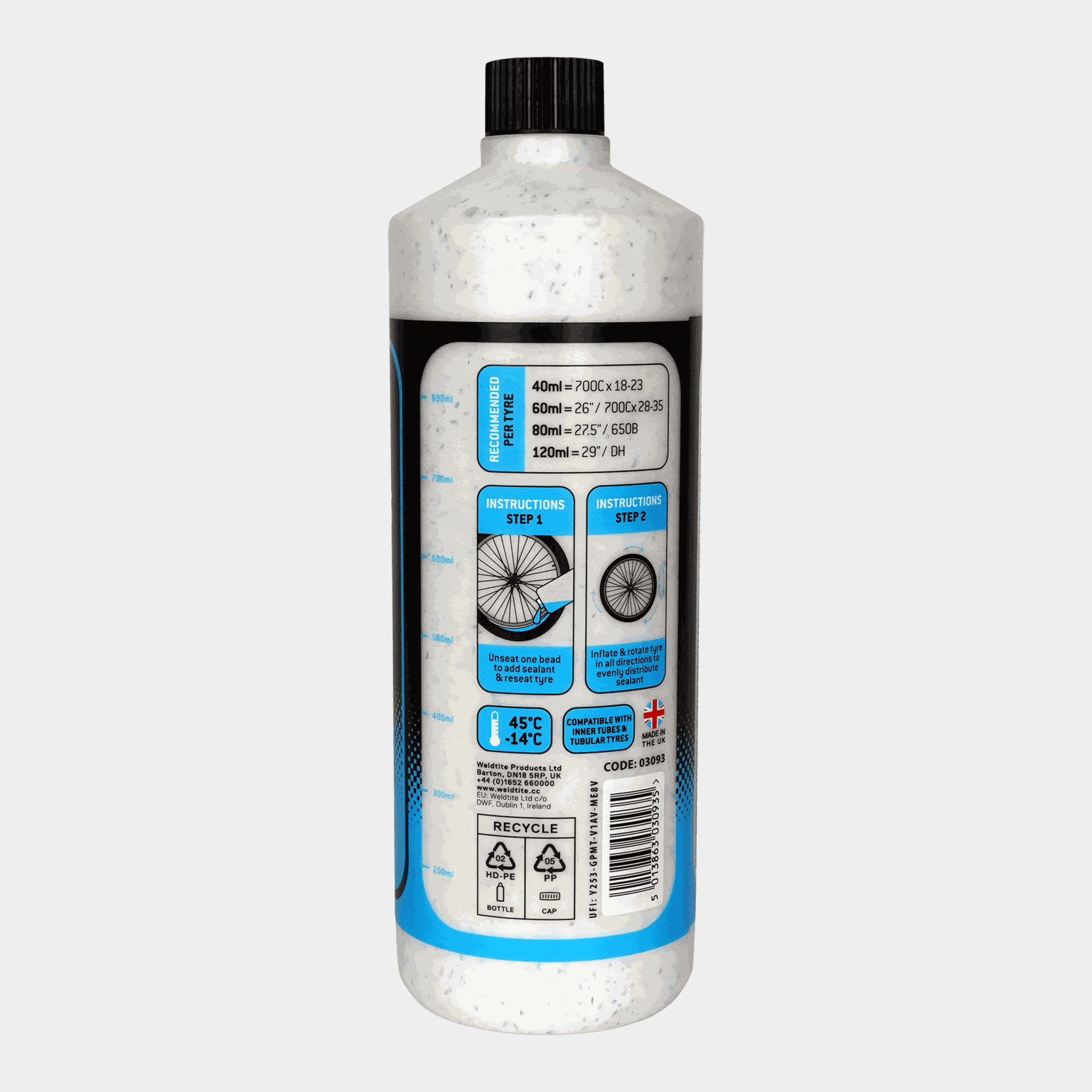 Tubeless Sealant 1L, tätningsmedel - full image 2