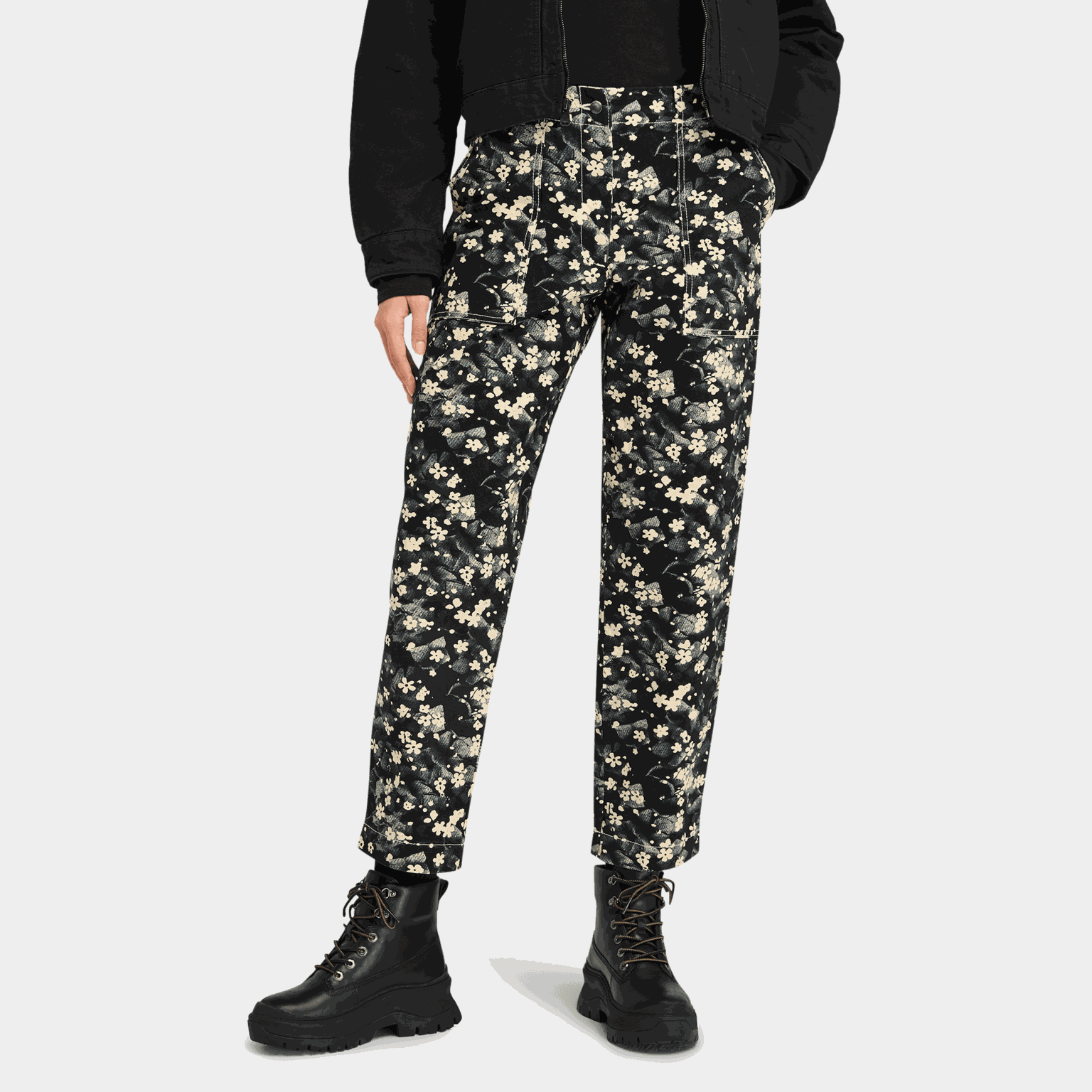 Printed Pant, byxor, dam - full image 1