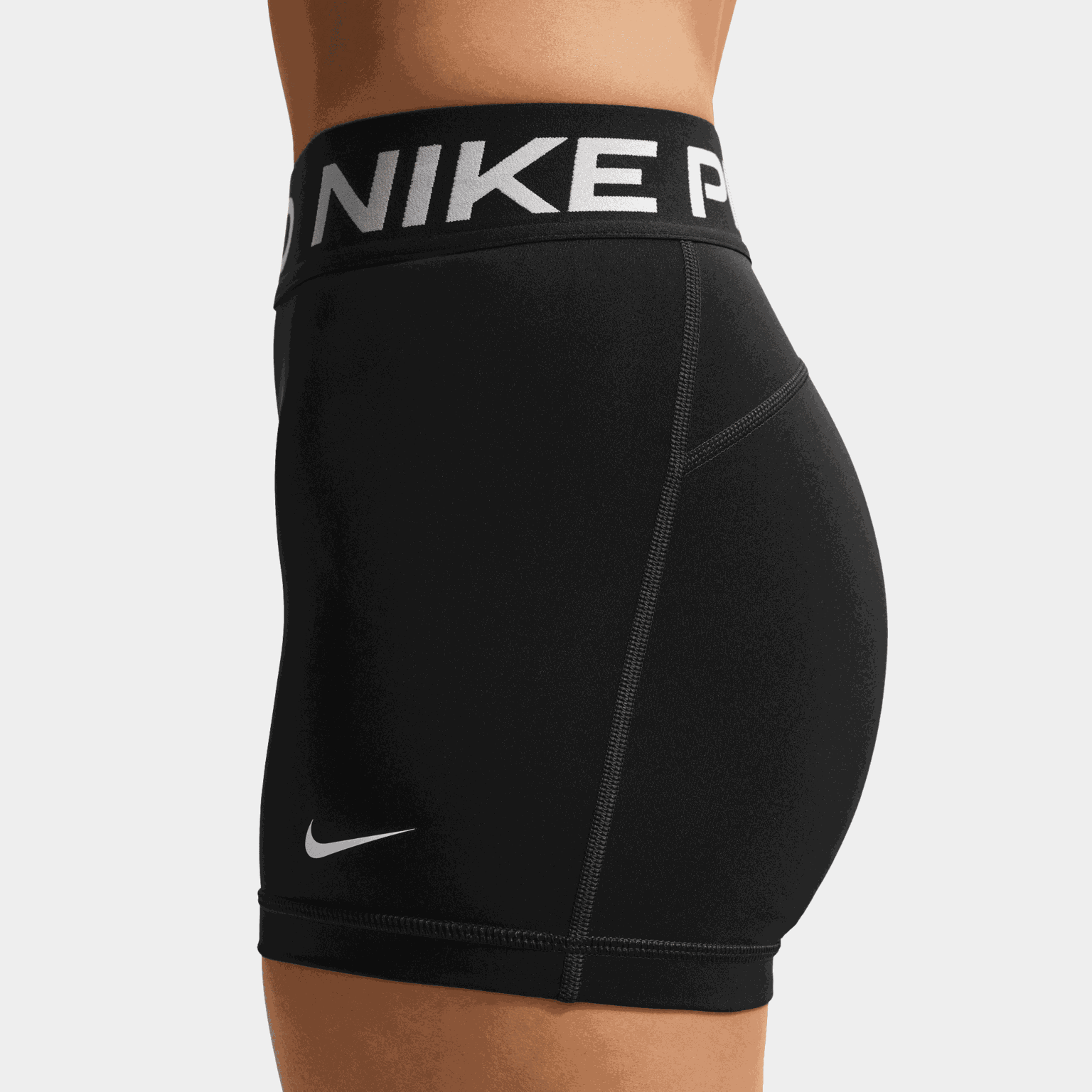 Pro Mid-Rise 3" Biker, träningsshorts, dam - full image 2
