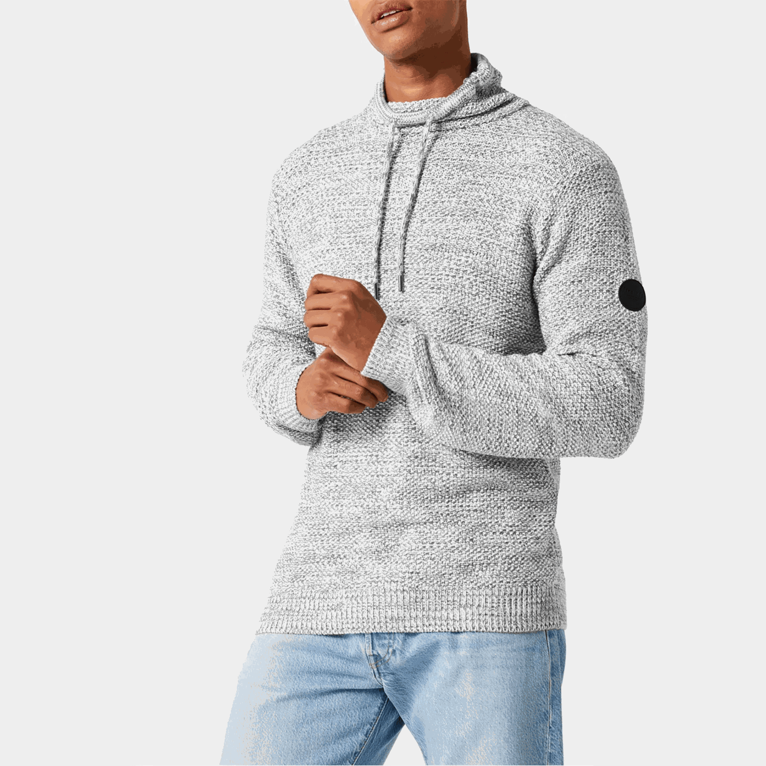 Cowl Neck Jumper, tröja, herr - Hoodtröjor
