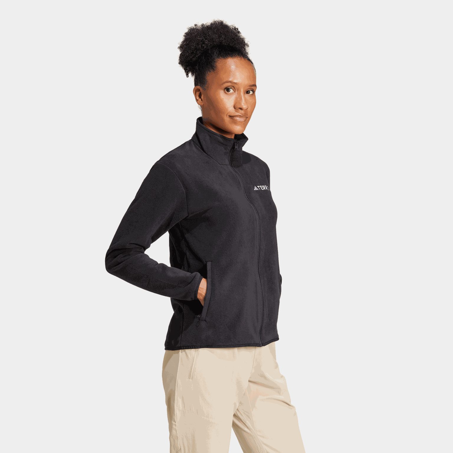 Multi Essentials Full-Zip Fleece Jacket, fleecejacka, dam - full image 3