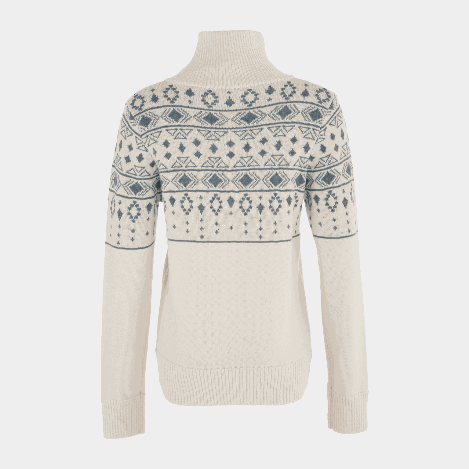 Fennoscandia Wool Zip Sweater - full image 3