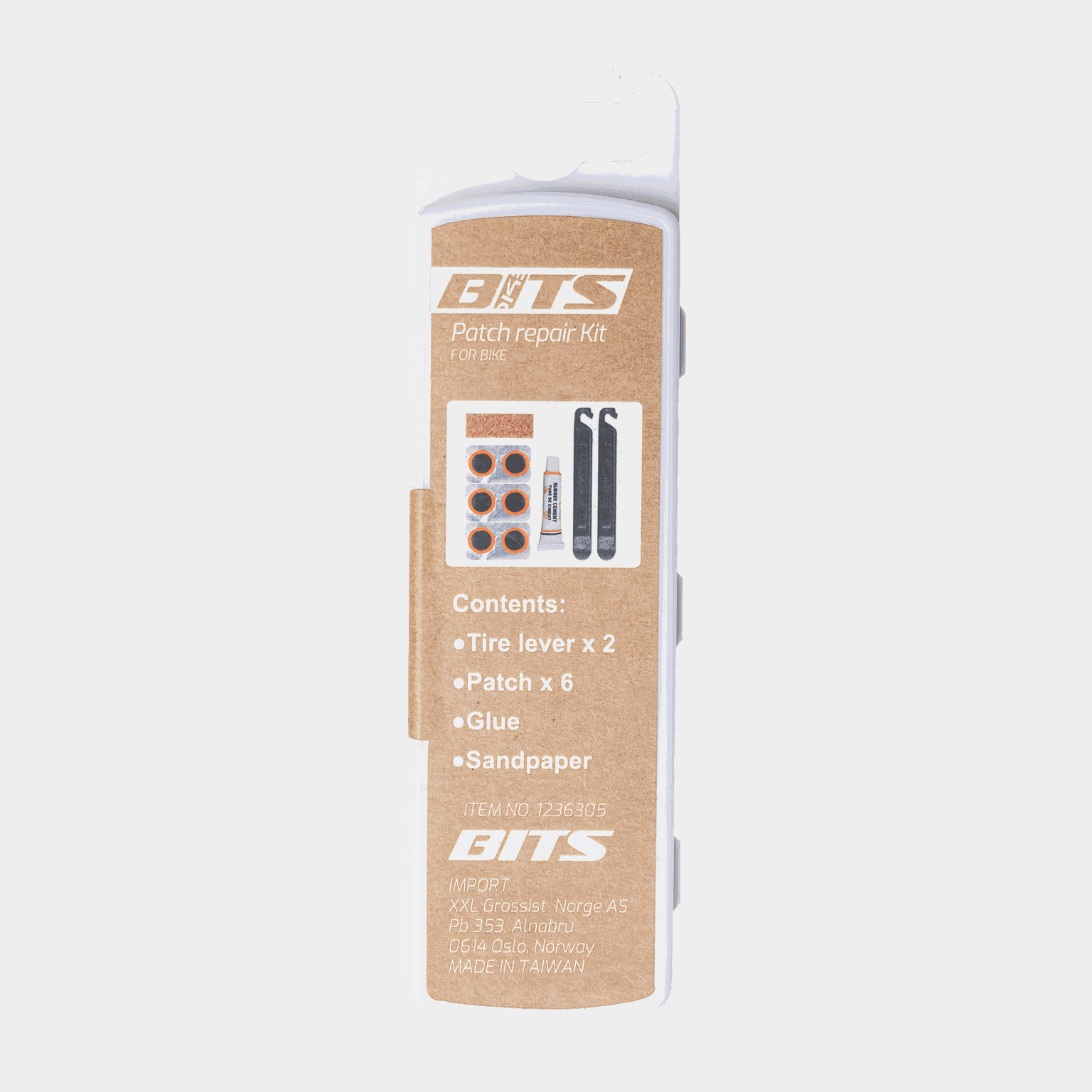 Patch repair kit, lappningsset, reparationsset cykelslang - full image 1