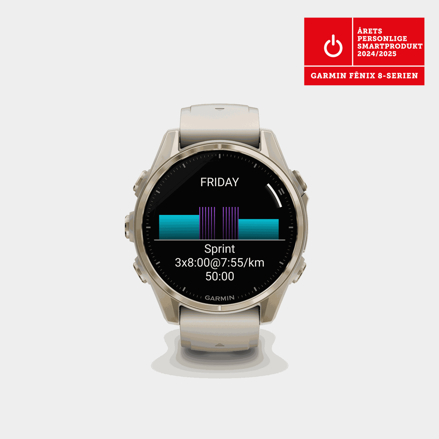 fenix 8 – 43 mm, AMOLED, Sapphire, smartklocka - full image 1