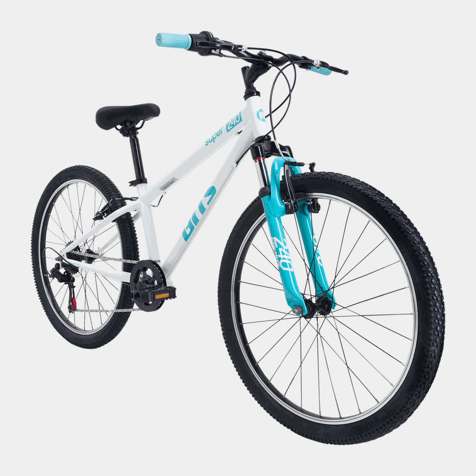 Super 240 EU WHITE 25, mountainbike, 8–12 år - full image 2