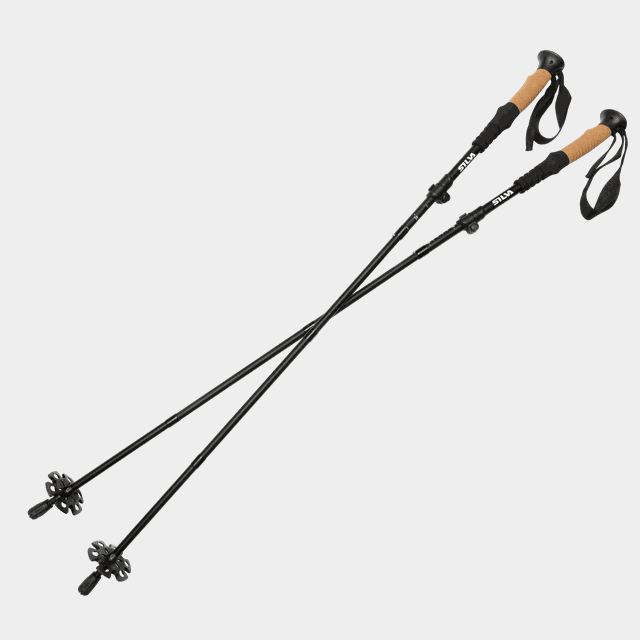 Trekking Poles Aluminum Z-fold, gåstavar, justerbara - Vandringsstavar