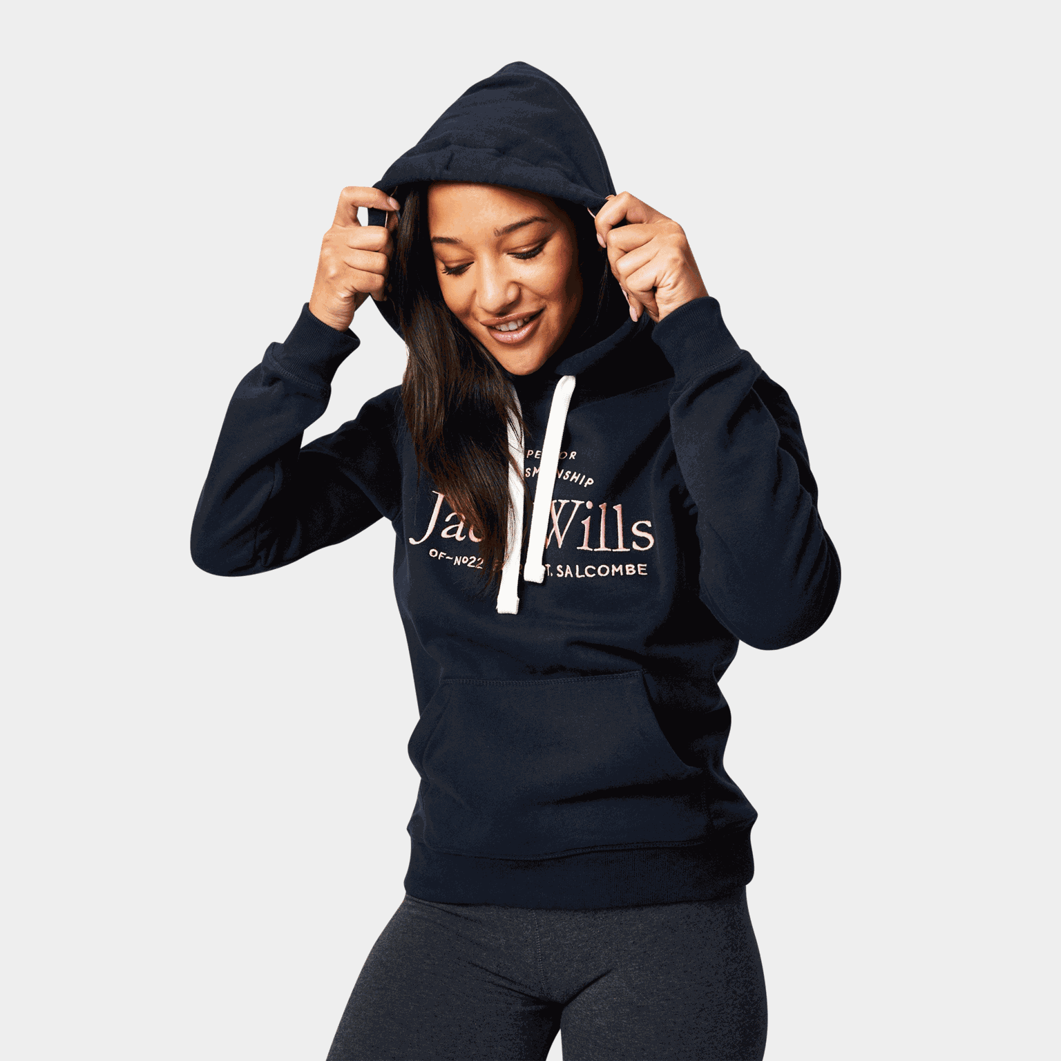 Hunston Logo hoodie, huvtröja, dam - full image 3