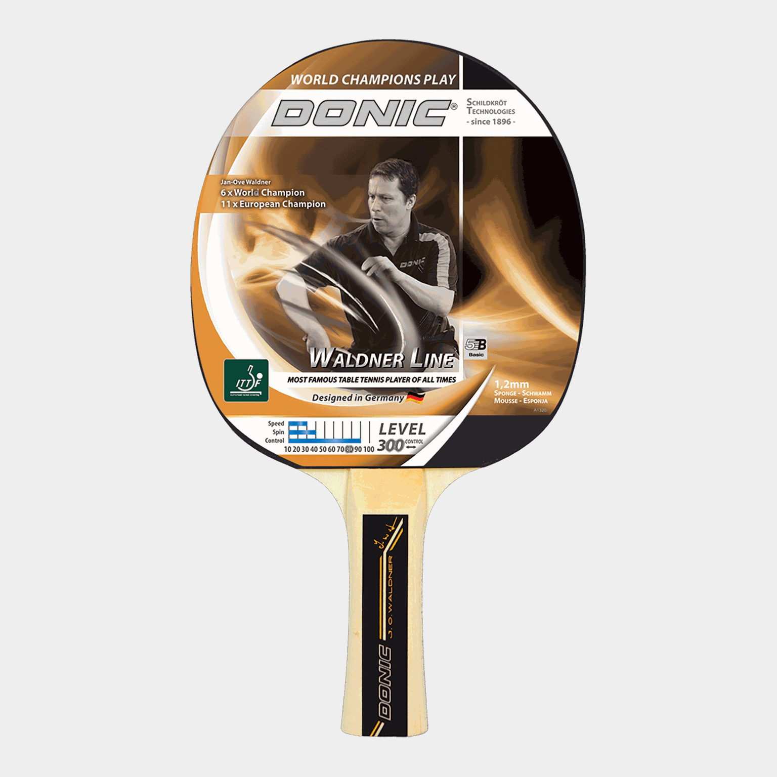Waldner 300 bordtennisracket - full image 1