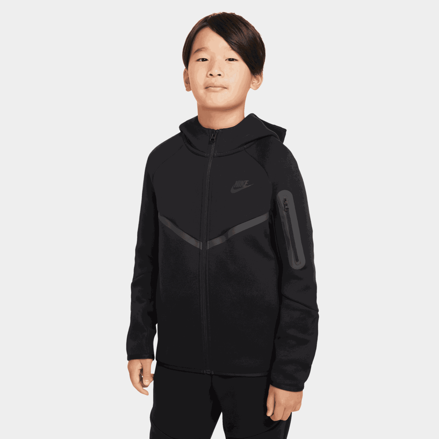Sportswear Tech Fleece Big Kid, huvjacka, barn - full image 1