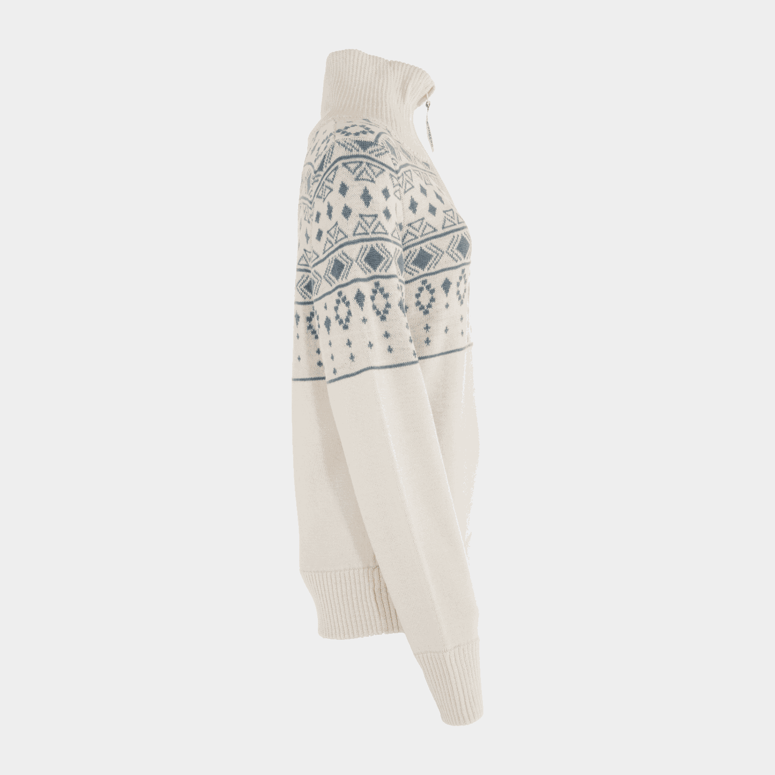 Fennoscandia Wool Zip Sweater - full image 2