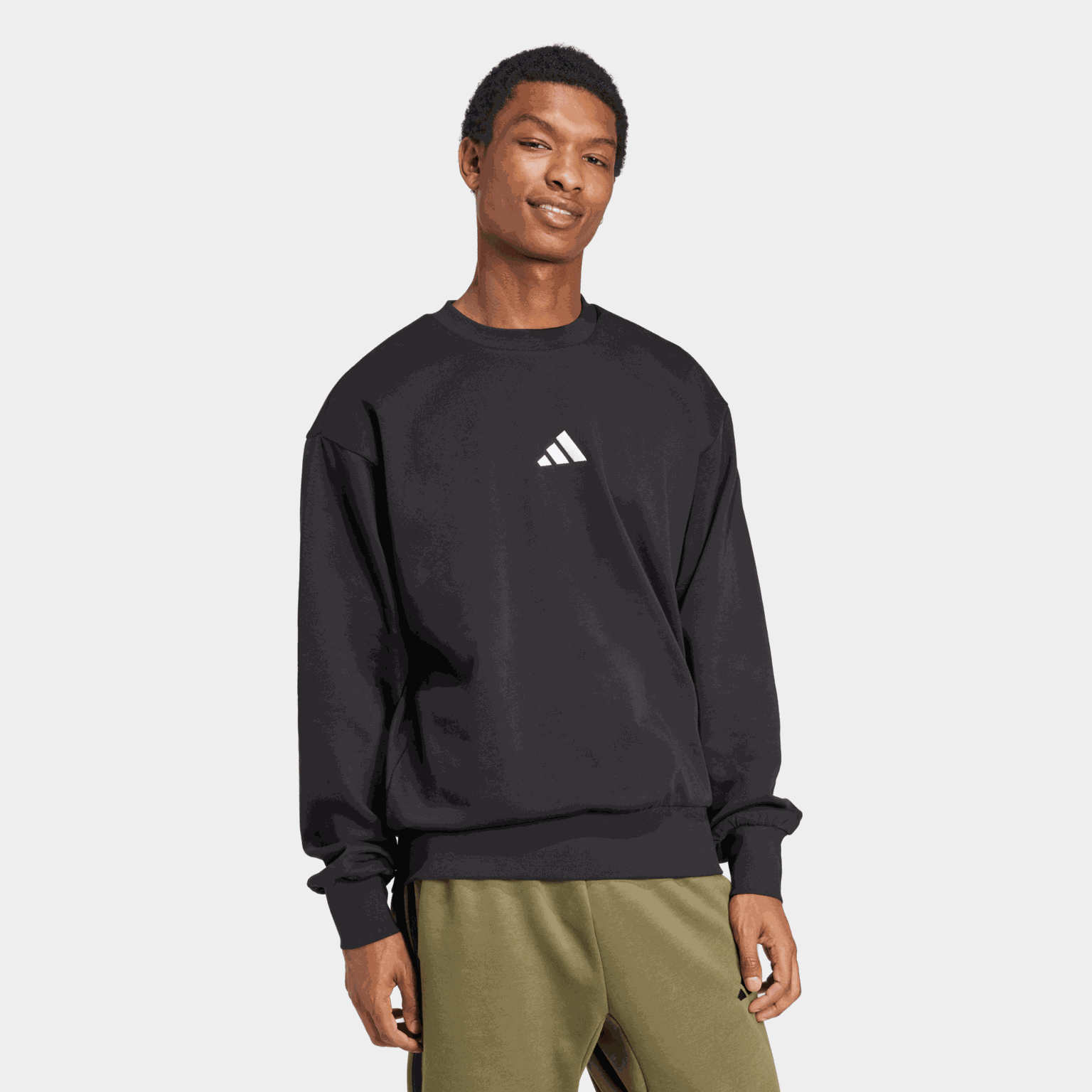 Essentials Feelcozy Fleece Sweatshirt, tröja, herr - full image 2